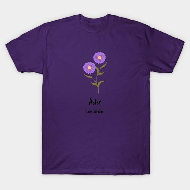 Aster T-Shirt by Zippy's Tees